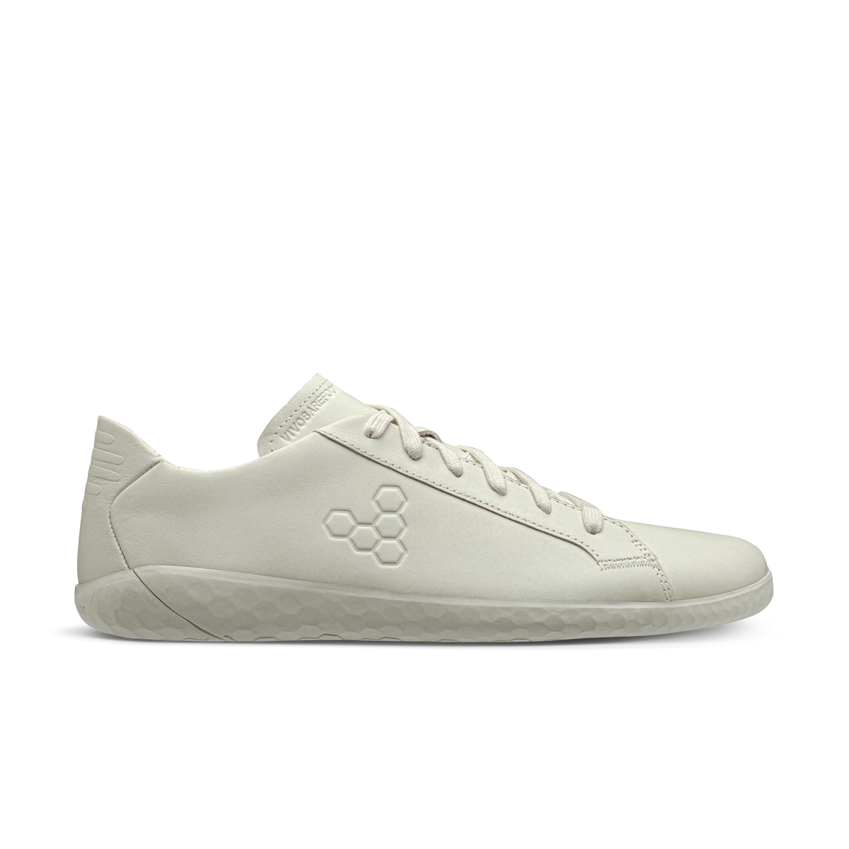 Vivobarefoot Geo Court Womens Off White - Sole Therapy
