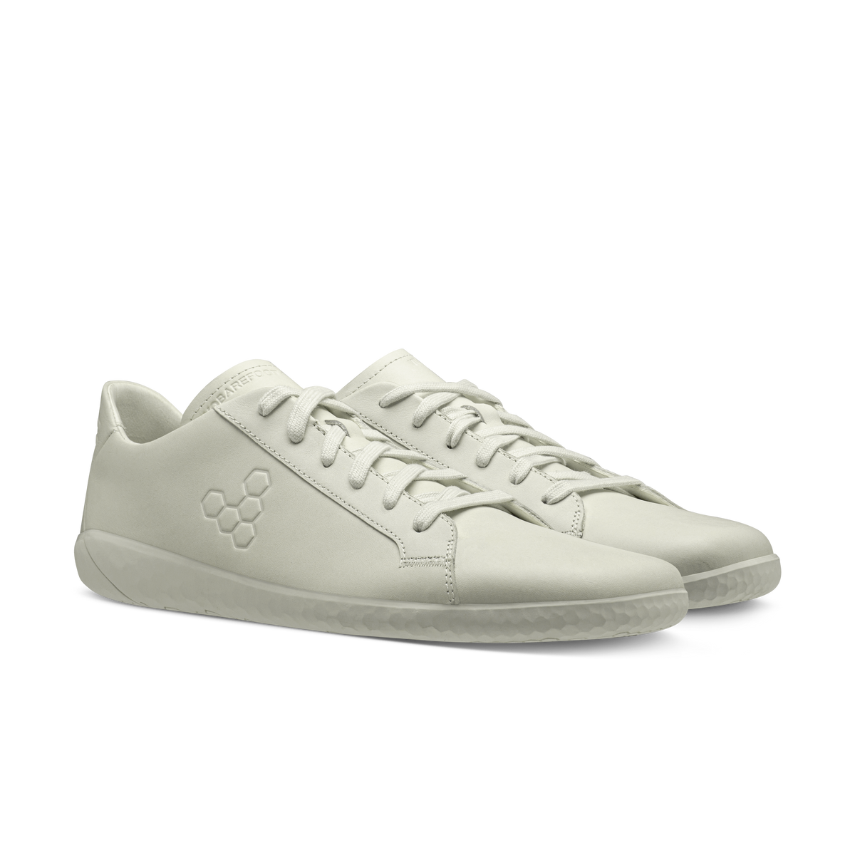 Vivobarefoot Geo Court Womens Off White - Sole Therapy