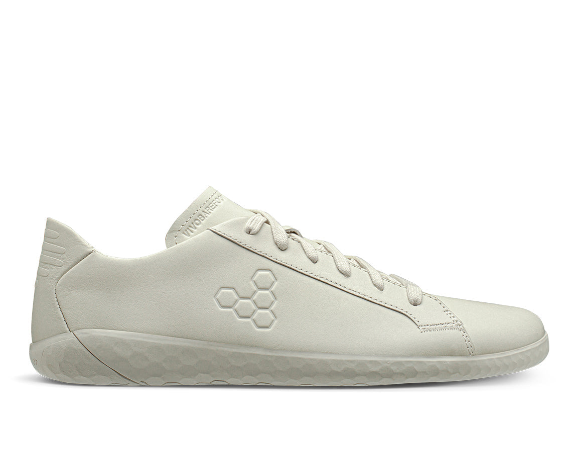 Vivobarefoot Geo Court Womens Off White - Sole Therapy