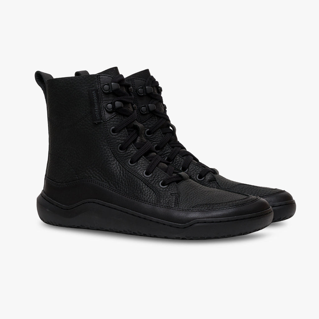 Vivobarefoot Gobi Boot Men's - Obsidian - Sole Therapy