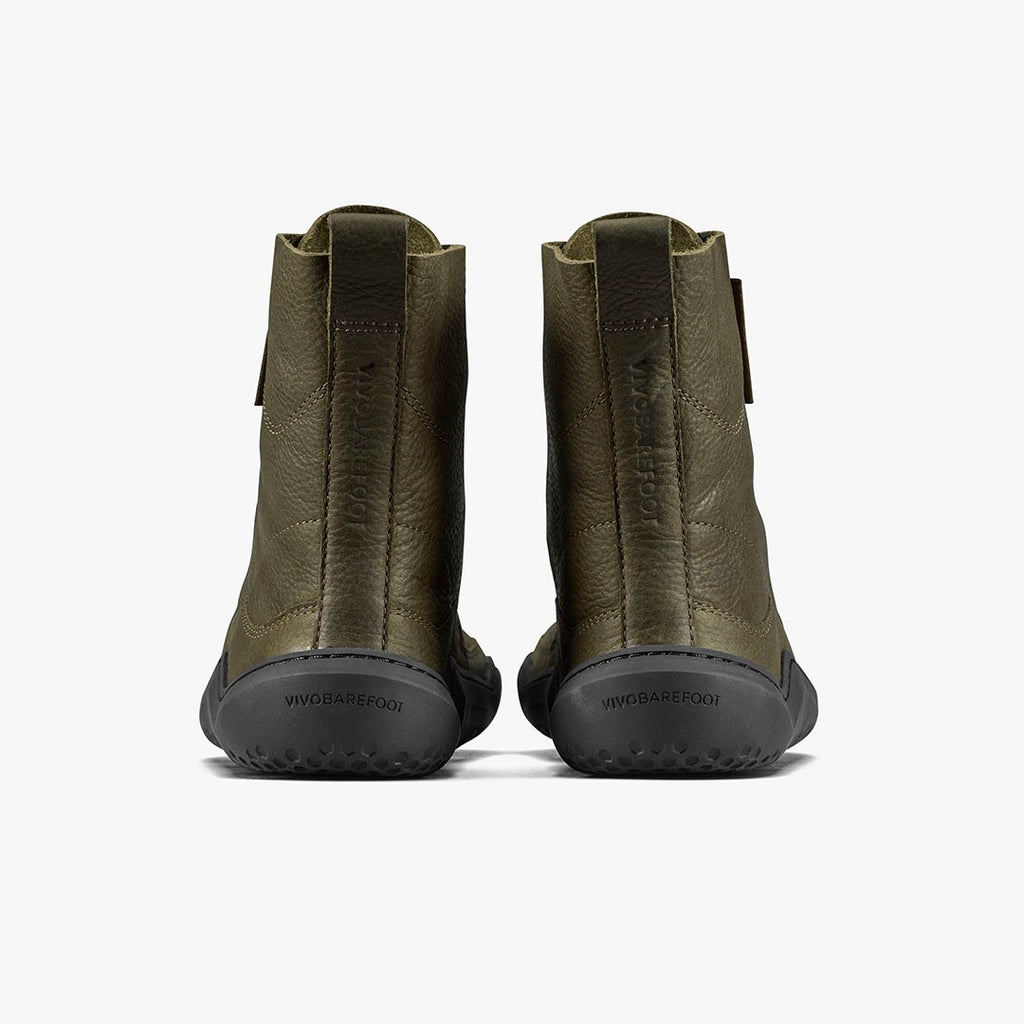Vivobarefoot Gobi Boot Women's - Dark Olive - Sole Therapy