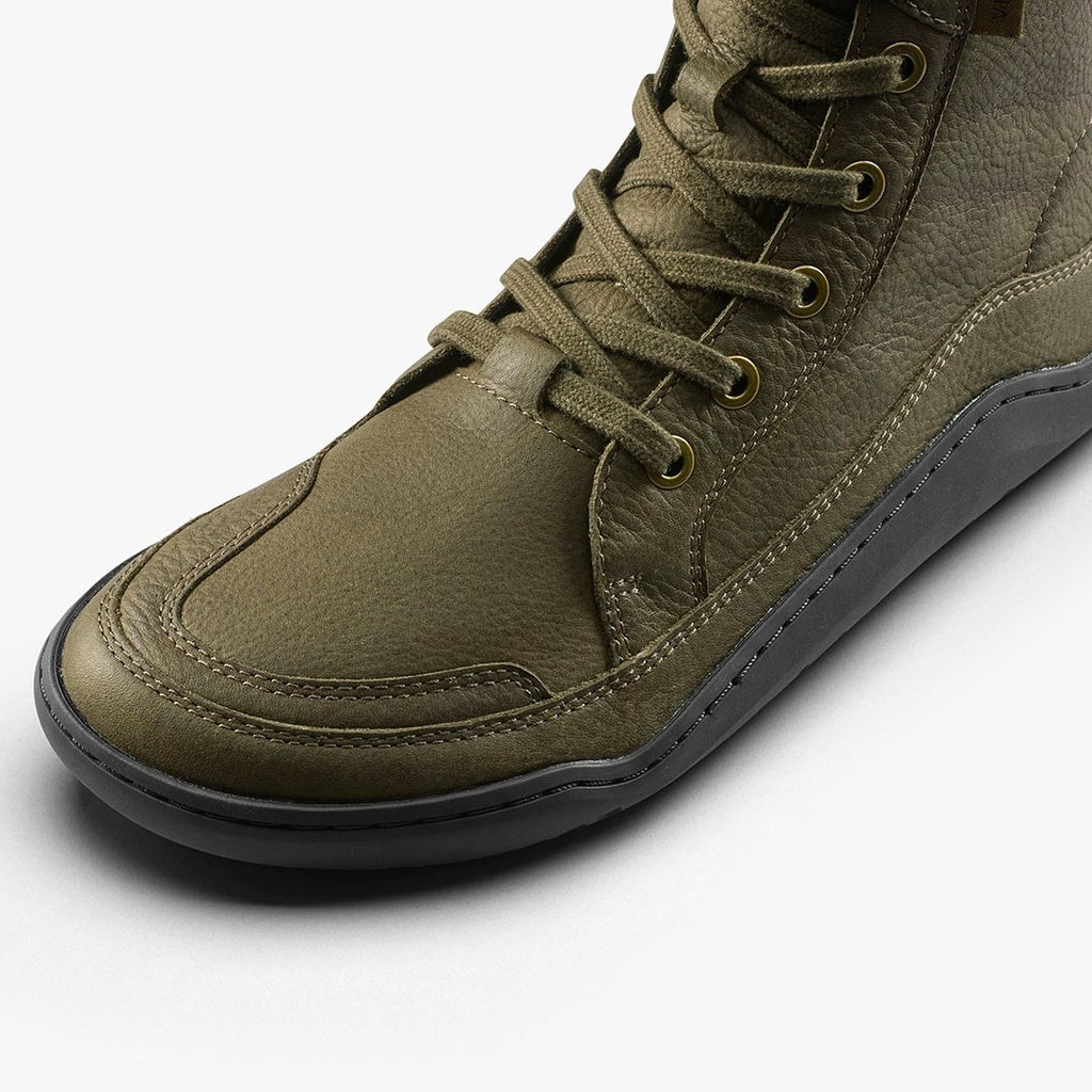Vivobarefoot Gobi Boot Women's - Dark Olive - Sole Therapy