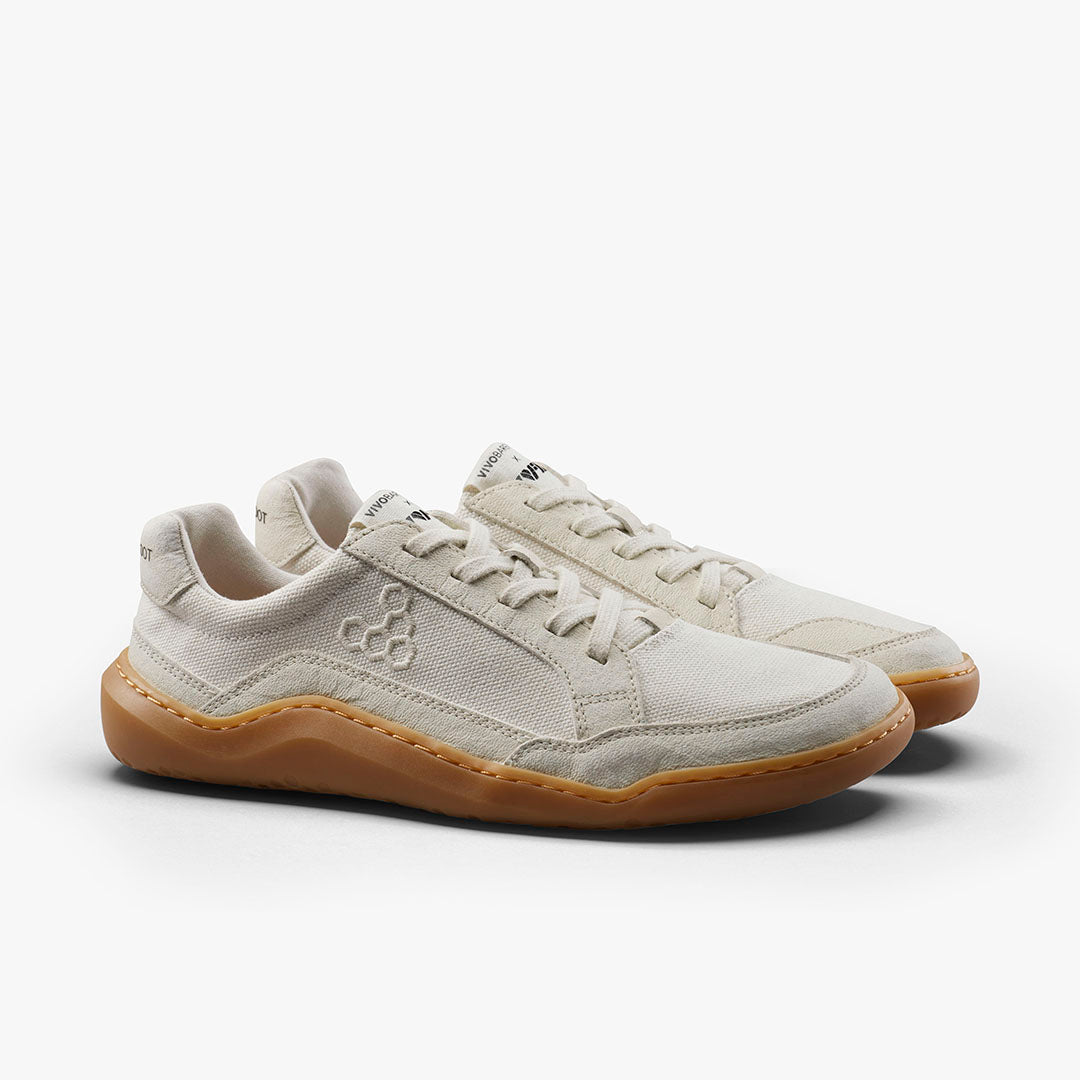 Vivobarefoot Gobi II Sneaker Premium Canvas Men's - Limestone - Sole Therapy