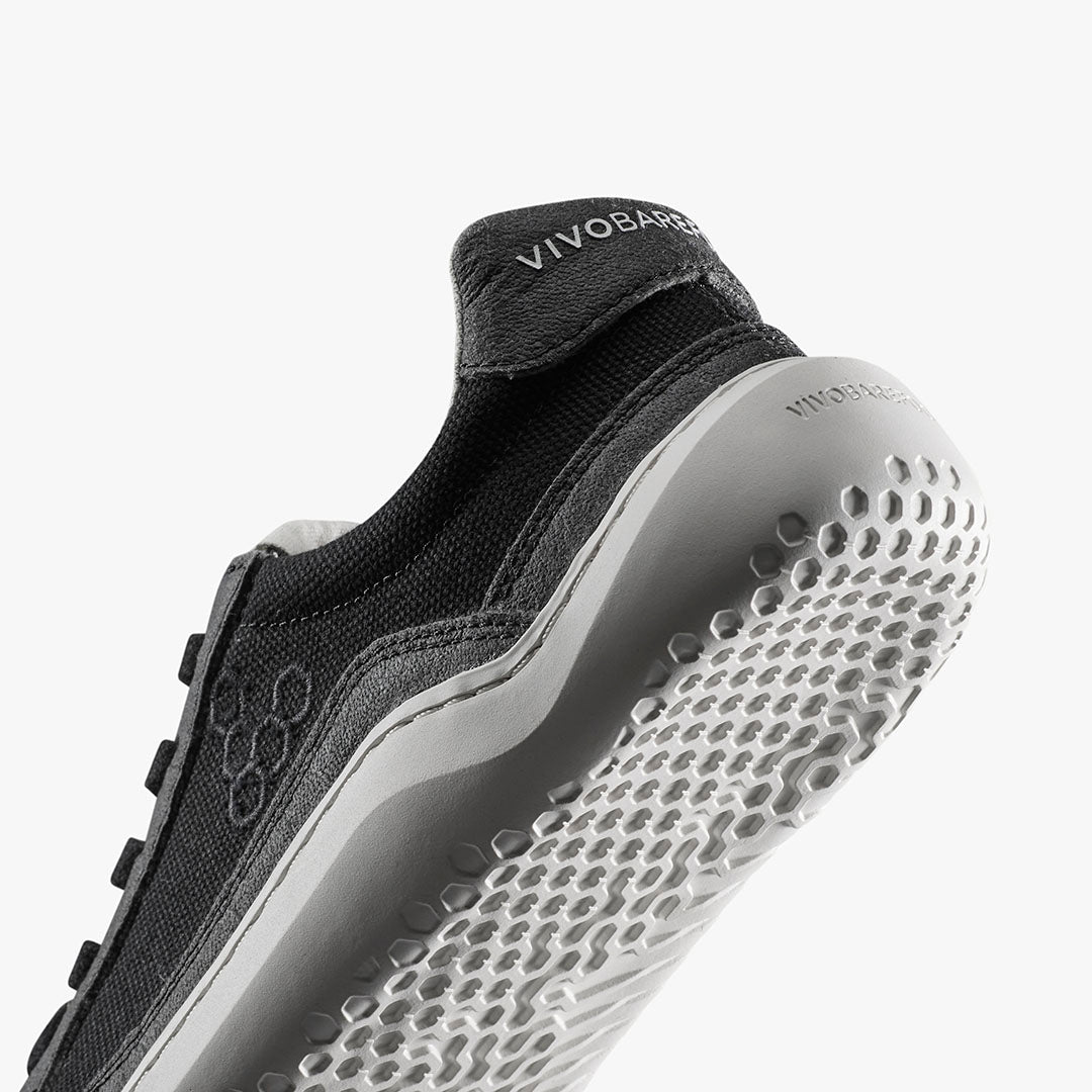 Vivobarefoot Gobi II Sneaker Premium Canvas Men's - Obsidian - Sole Therapy