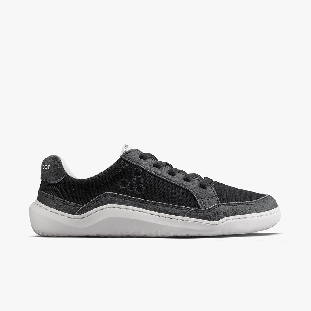 Vivobarefoot Gobi II Sneaker Premium Canvas Men's - Obsidian - Sole Therapy
