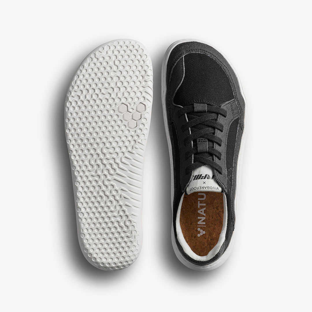 Vivobarefoot Gobi II Sneaker Premium Canvas Men's - Obsidian - Sole Therapy