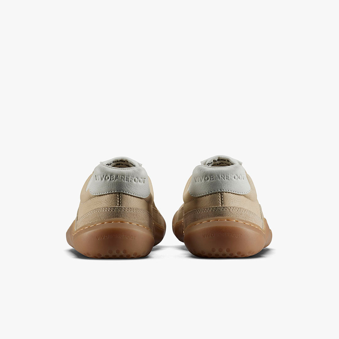 Vivobarefoot Gobi II Sneaker Premium Leathers Mens Desert Sand - Sole Therapy