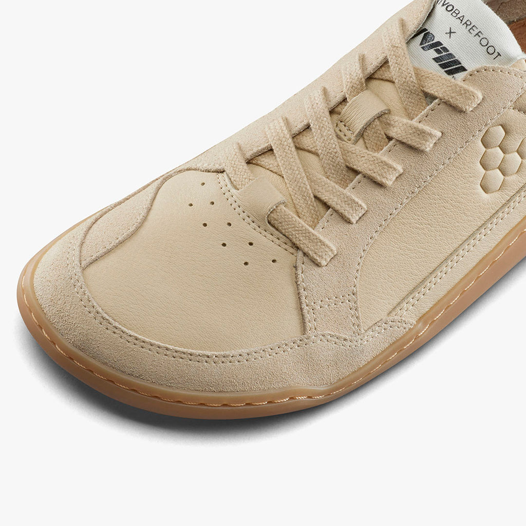 Vivobarefoot Gobi II Sneaker Premium Leathers Mens Desert Sand - Sole Therapy