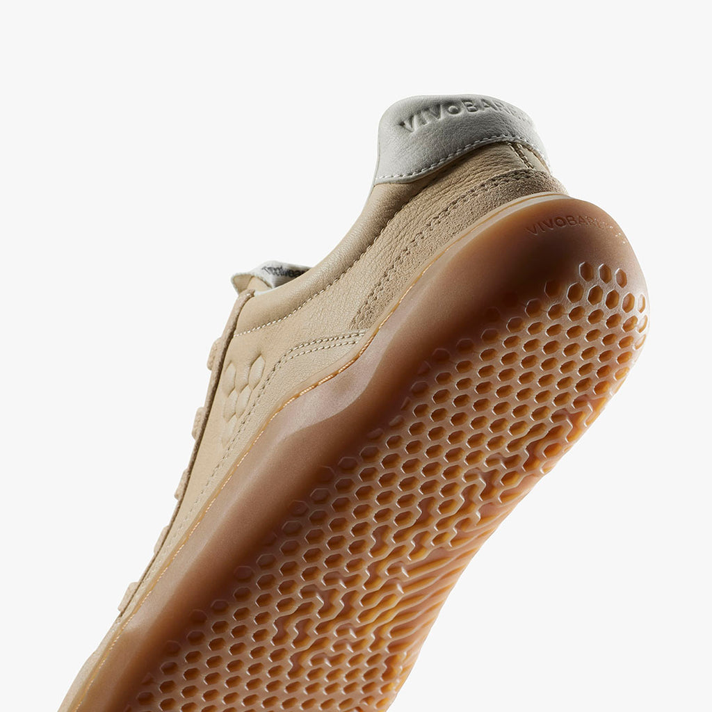 Vivobarefoot Gobi II Sneaker Premium Leathers Mens Desert Sand - Sole Therapy