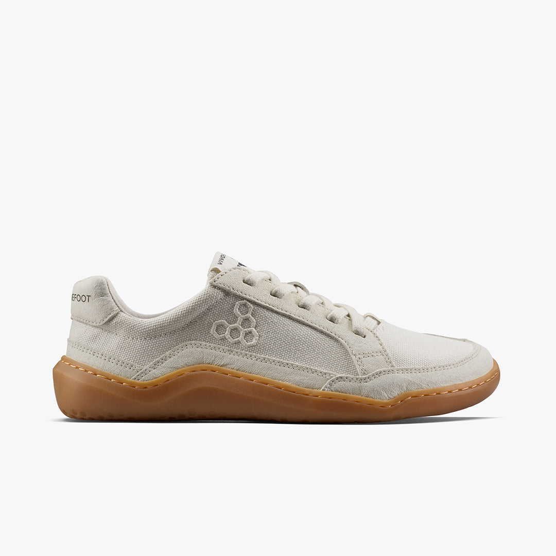 Vivobarefoot Gobi II Sneakers Premium Canvas Women's Limestone - Sole Therapy