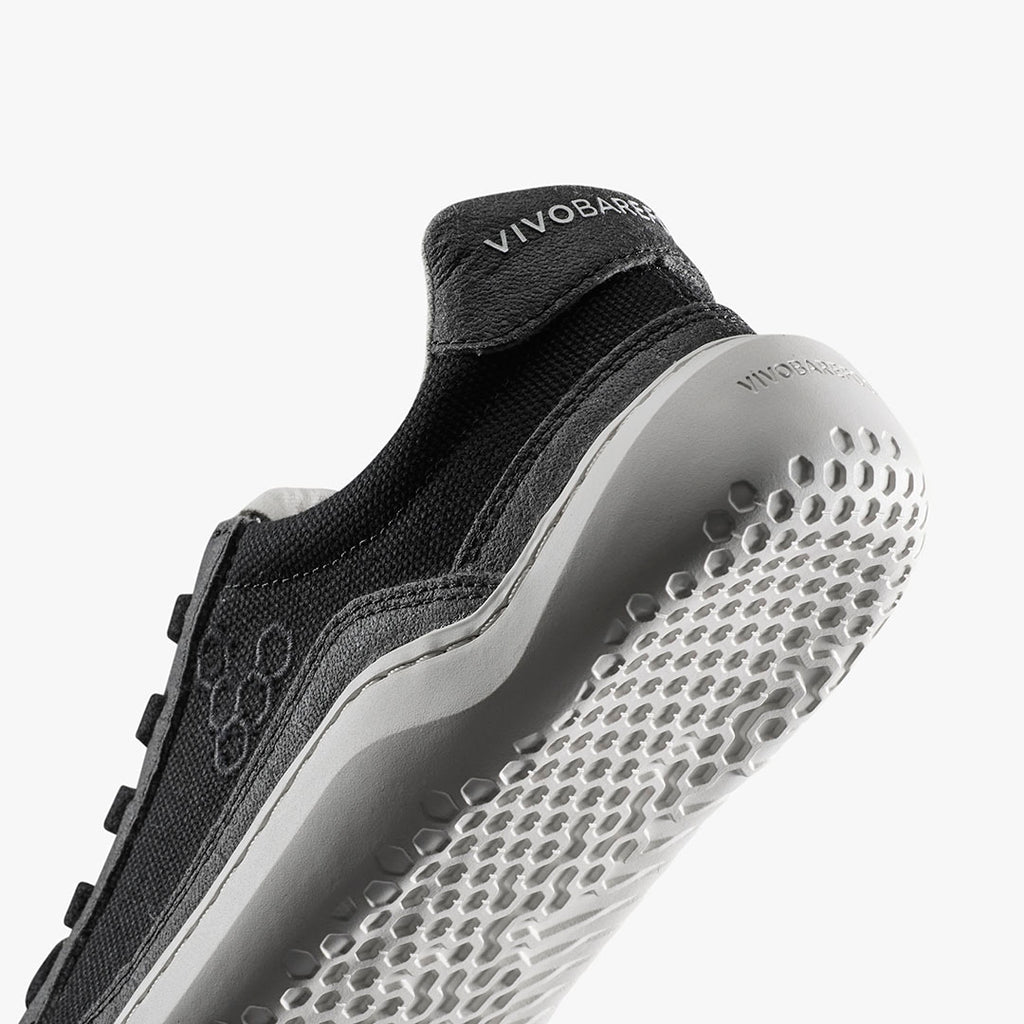 Vivobarefoot Gobi II Sneakers Premium Canvas Women's Obsidian - Sole Therapy