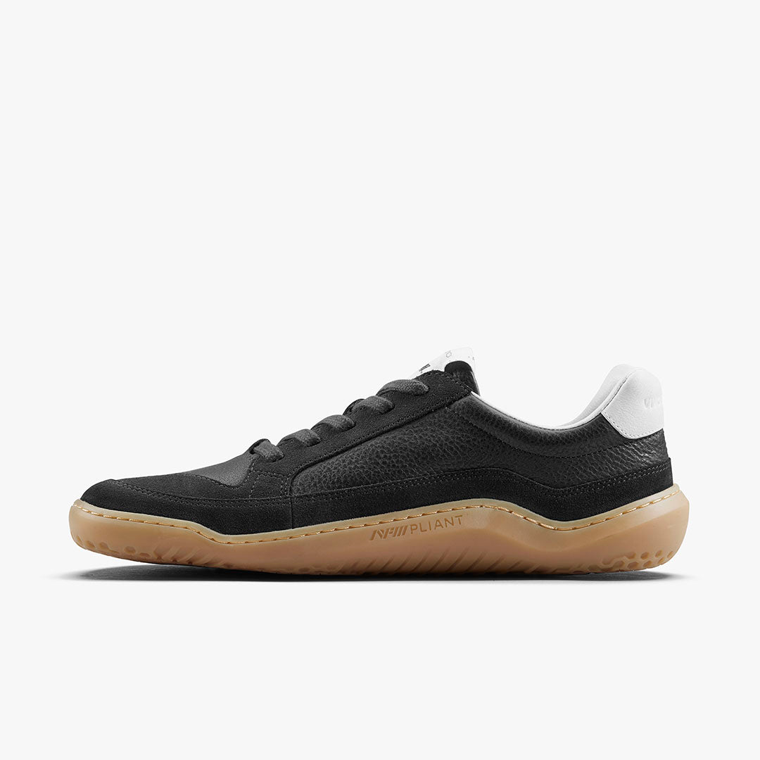 Vivobarefoot Gobi Ii Sneaker Premium Leather Womens Obsidian - Sole Therapy