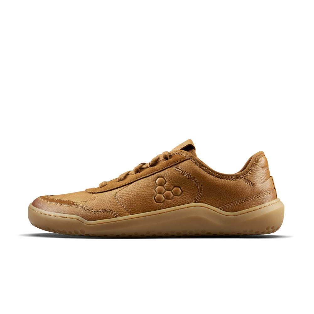 Vivobarefoot Gobi Sneaker Leather Mens Tan - Sole Therapy