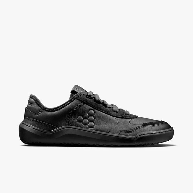 Vivobarefoot Gobi Sneaker Leather Womens Obsidian - Sole Therapy
