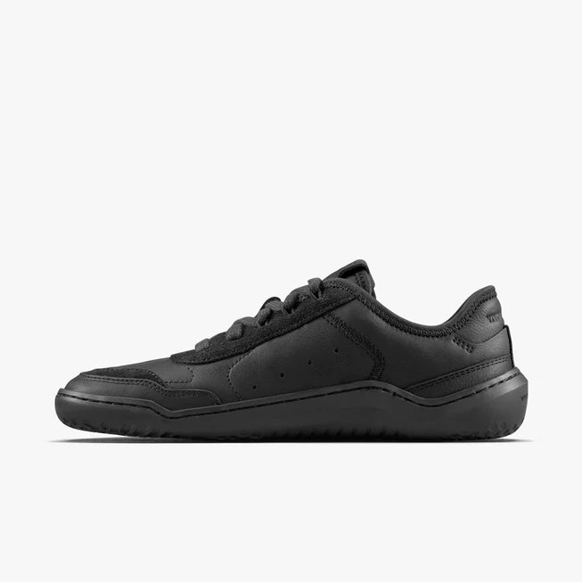 Vivobarefoot Gobi Sneaker Leather Womens Obsidian - Sole Therapy