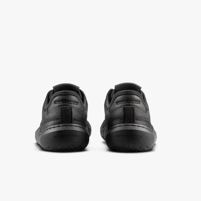 Vivobarefoot Gobi Sneaker Leather Womens Obsidian - Sole Therapy
