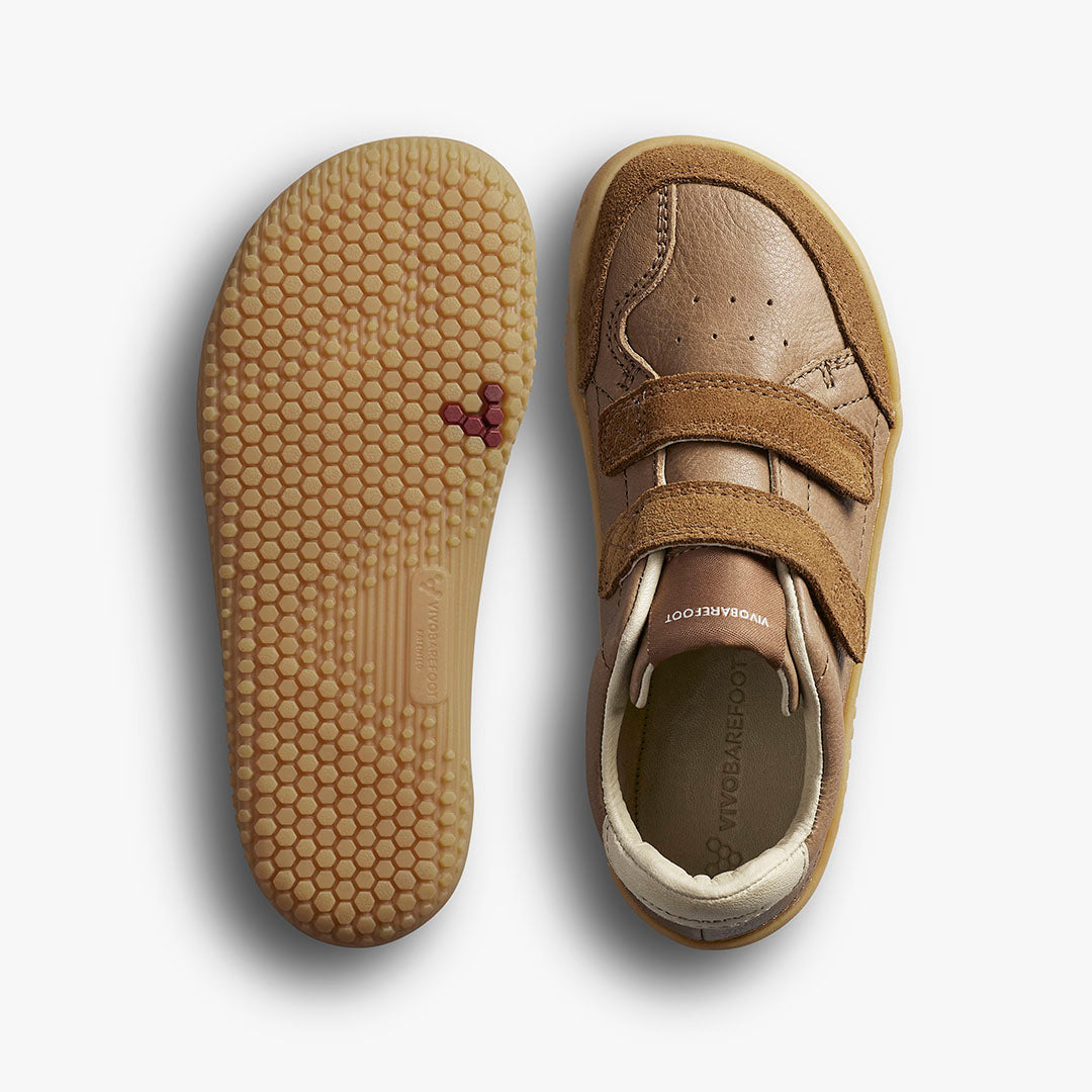 Vivobarefoot Gobi Sneaker Pre-School - Acorn - Sole Therapy