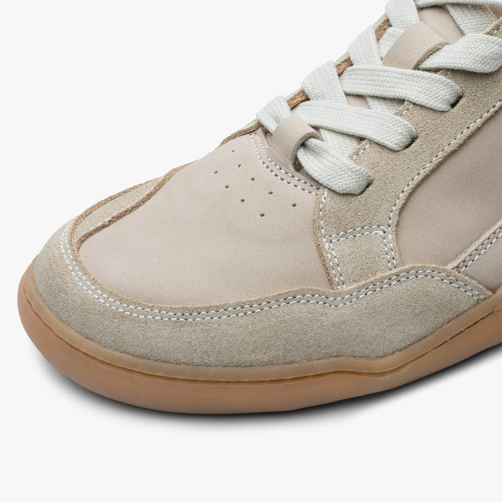 Vivobarefoot Gobi Sneaker Premium Leather Womens Sand - Sole Therapy