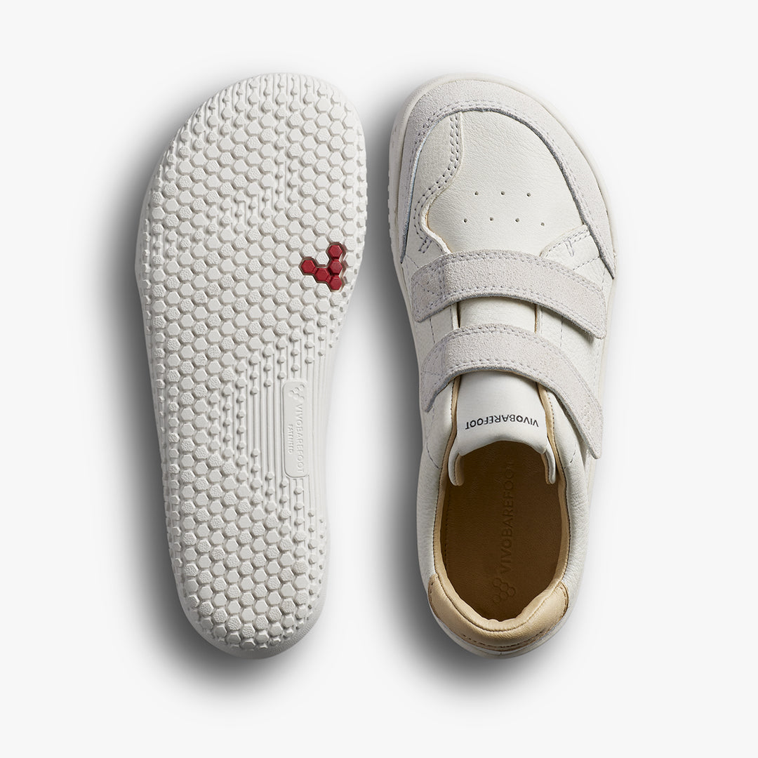 Vivobarefoot Gobi Sneakers Kids- Limestone - Sole Therapy
