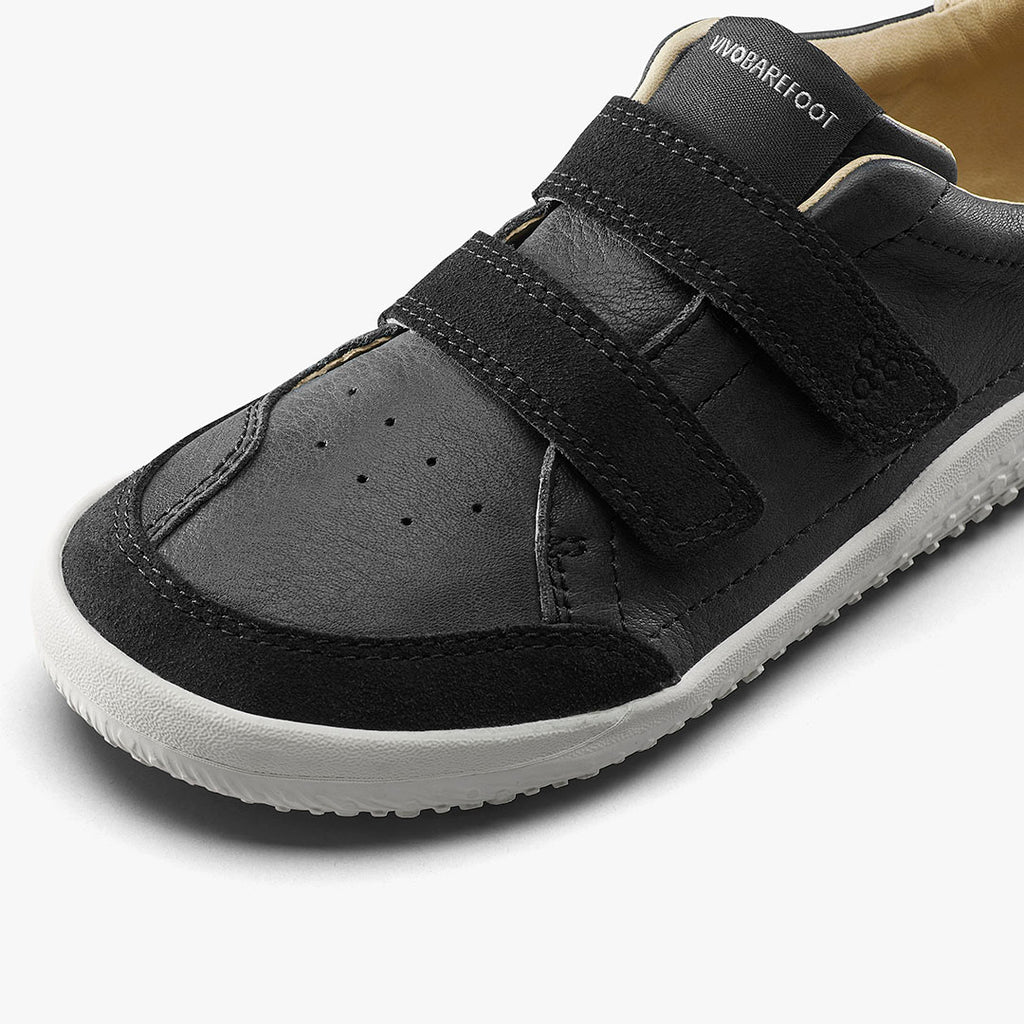 Vivobarefoot Gobi Sneakers Kids- Obsidian - Sole Therapy