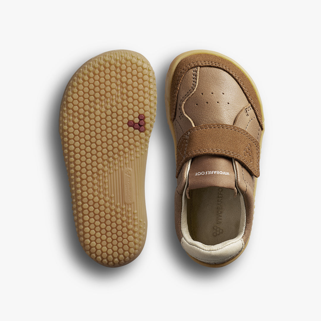 Vivobarefoot Gobi Sneakers Toddlers - Acorn - Sole Therapy