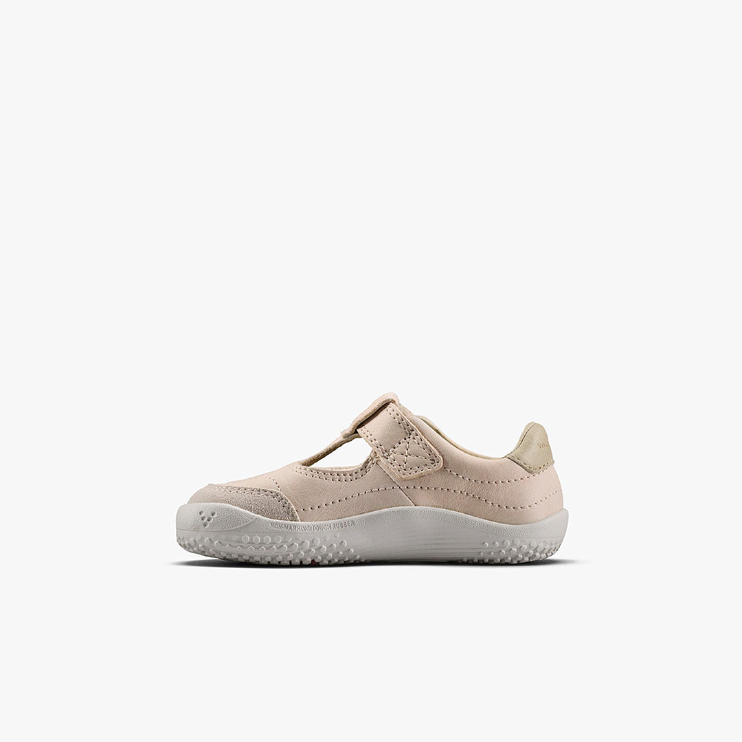 Vivobarefoot Gobi T Bar Toddlers - Pastel Rose - Sole Therapy