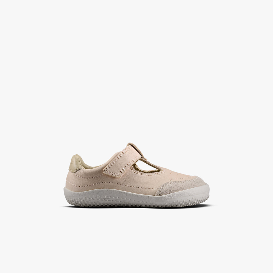 Vivobarefoot Gobi T Bar Toddlers - Pastel Rose - Sole Therapy
