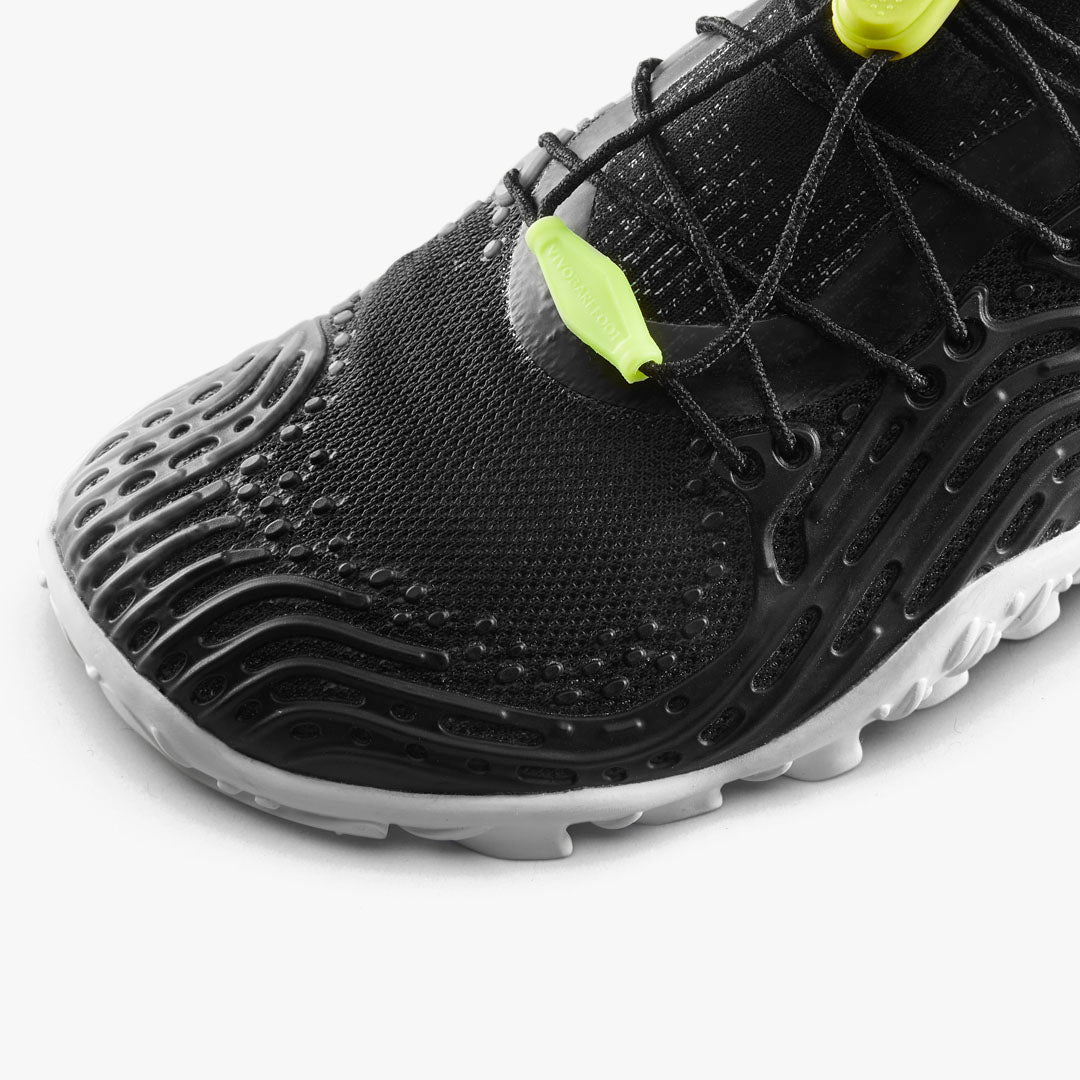 Vivobarefoot Hydra Esc Mens Obsidian/Lemon Zest - Sole Therapy