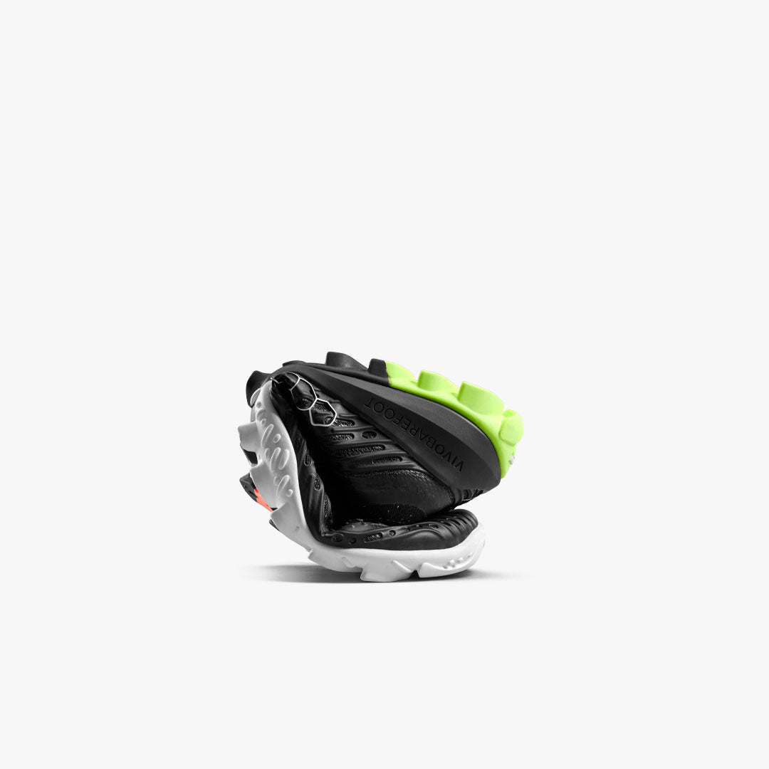 Vivobarefoot Hydra Esc Mens Obsidian/Lemon Zest - Sole Therapy