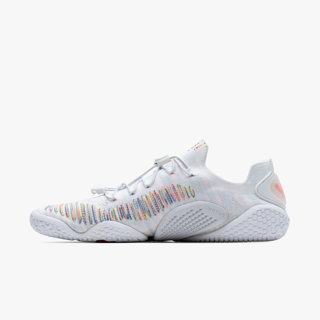 Vivobarefoot  Motus Flex Womens White  Space Dye - Sole Therapy
