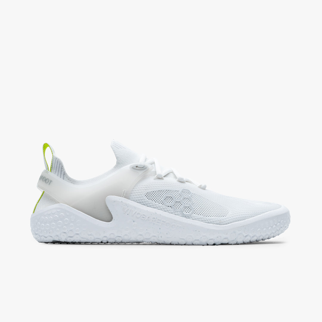 Vivobarefoot  Motus Strength Mens Bright White-Grey - Sole Therapy