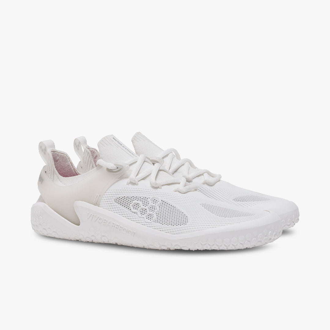 Vivobarefoot  Motus Strength Mens Bright-White - Sole Therapy