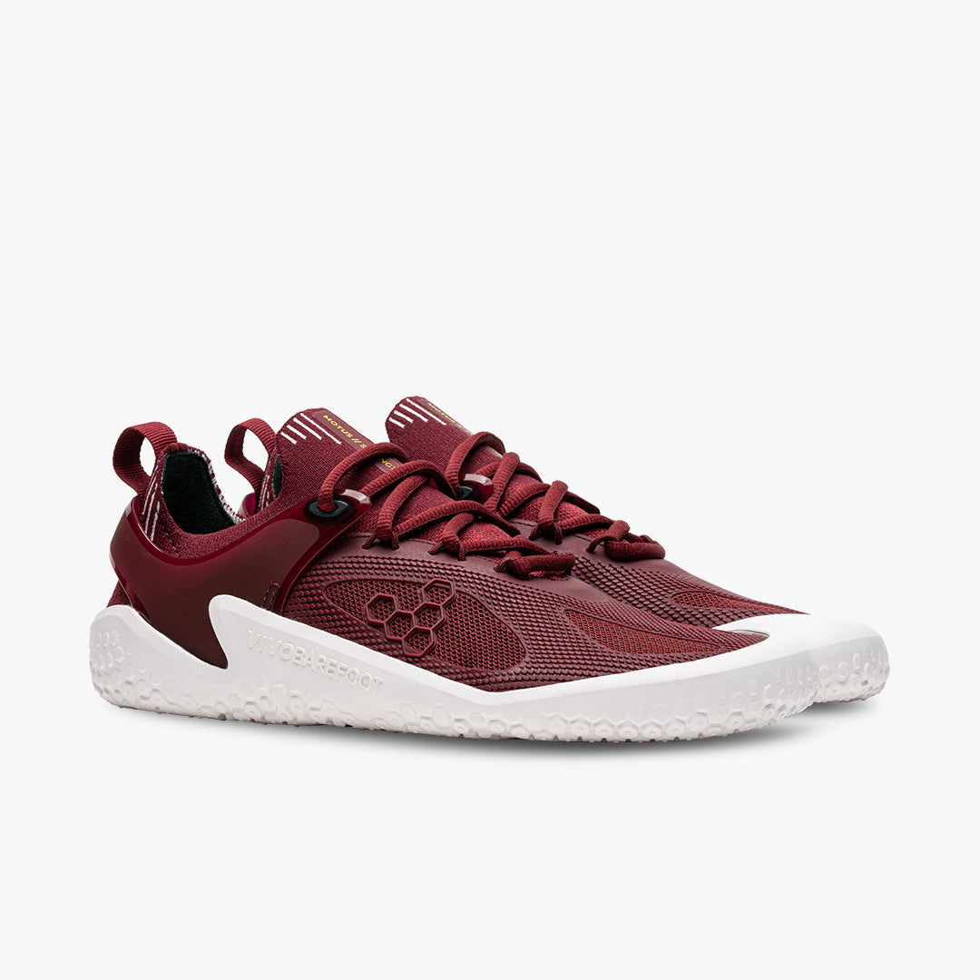Vivobarefoot  Motus Strength Mens Burgundy - Sole Therapy