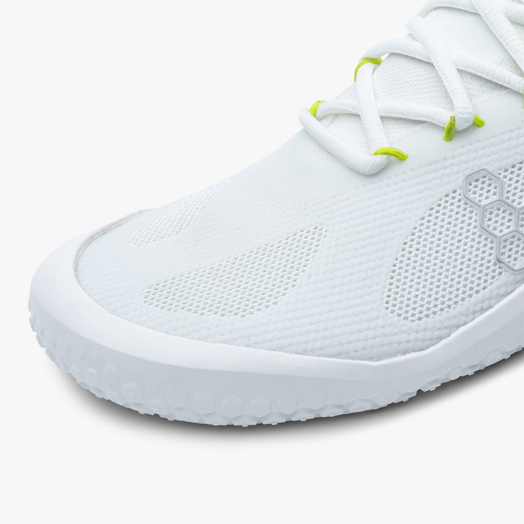 Vivobarefoot  Motus Strength Mens White-Acid Lime - Sole Therapy