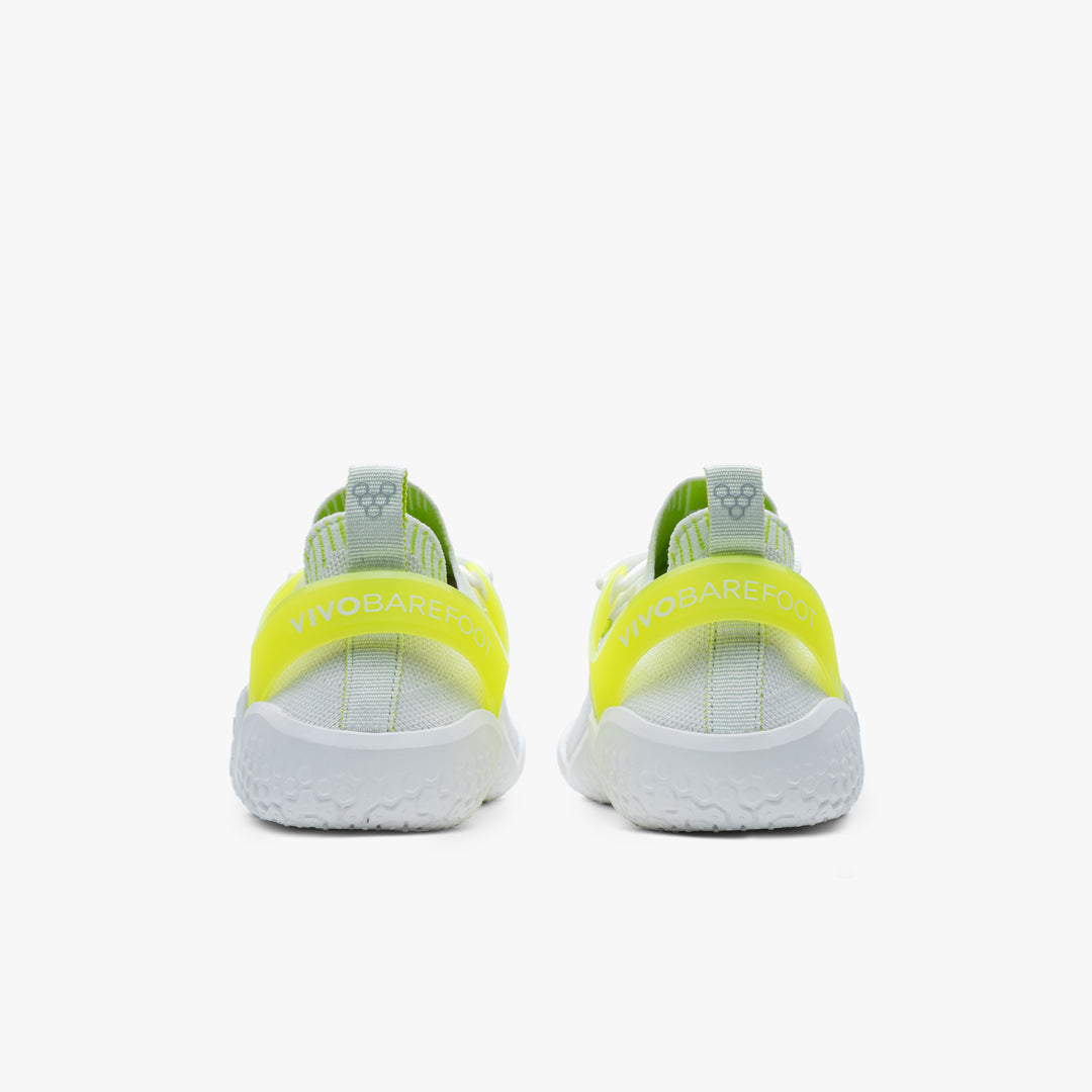 Vivobarefoot  Motus Strength Mens White-Acid Lime - Sole Therapy
