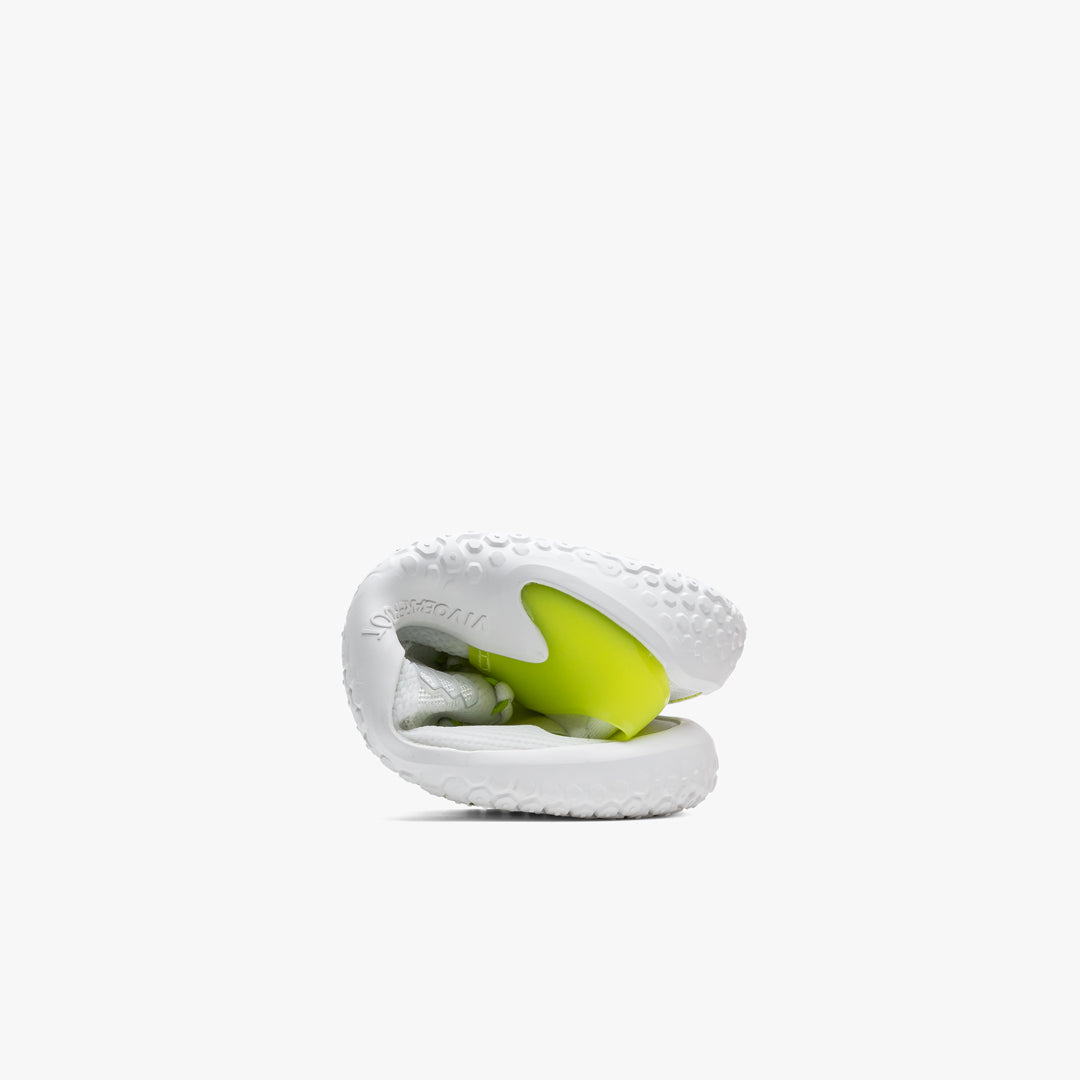 Vivobarefoot  Motus Strength Mens White-Acid Lime - Sole Therapy