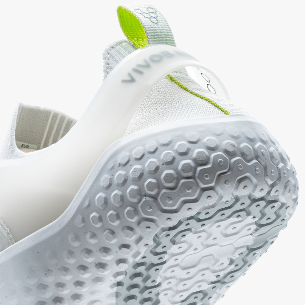 Vivobarefoot  Motus Strength Womens Bright White-Grey - Sole Therapy