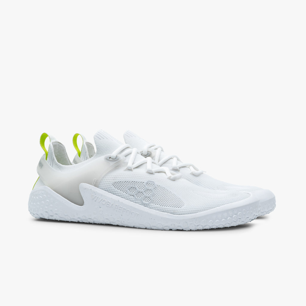 Vivobarefoot  Motus Strength Womens Bright White-Grey - Sole Therapy