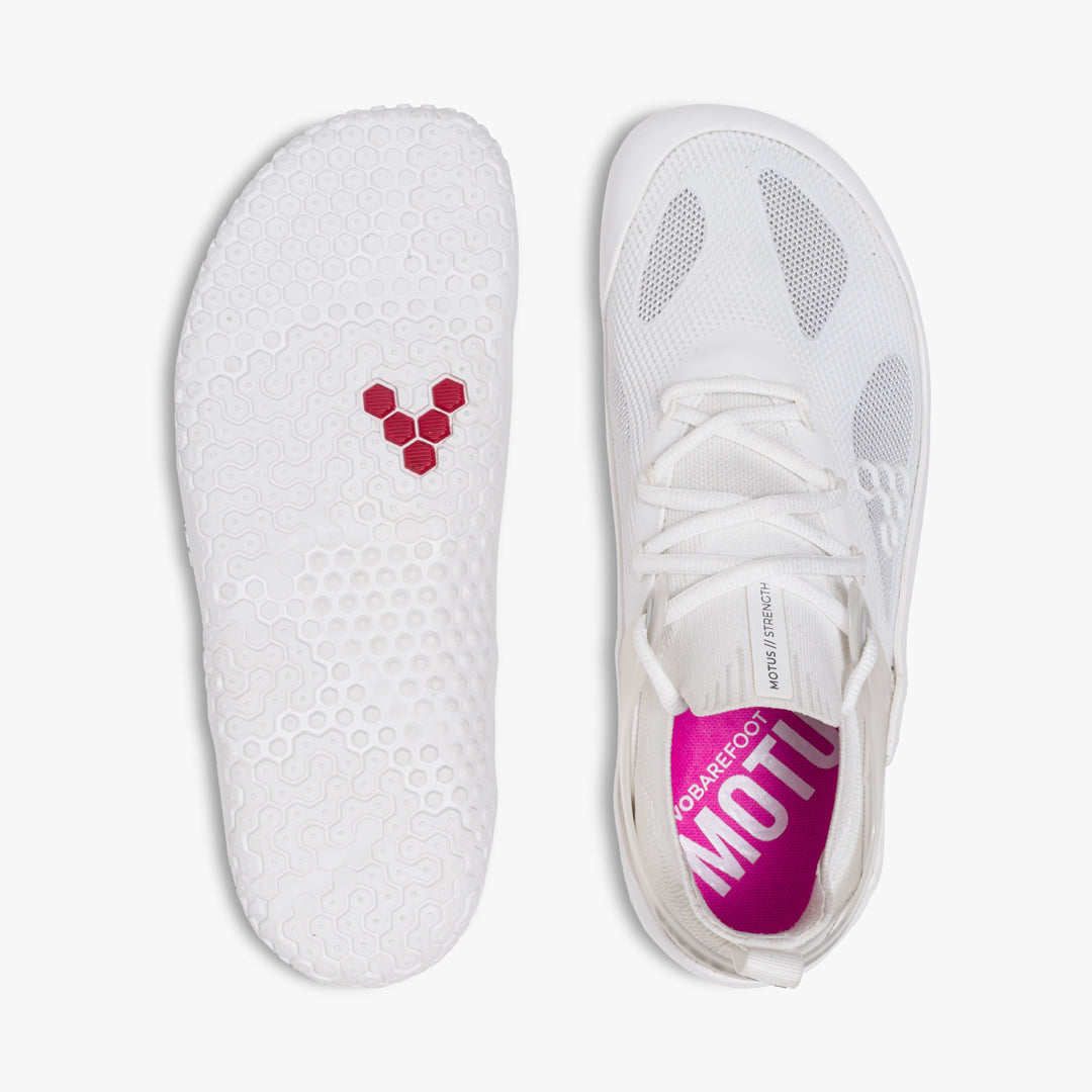 Vivobarefoot  Motus Strength Womens Bright-White - Sole Therapy