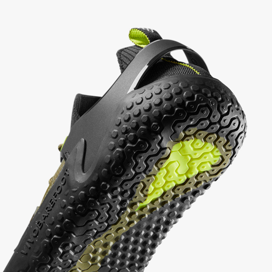 Vivobarefoot  Motus Strength Womens Forest Green Acid-Lime - Sole Therapy