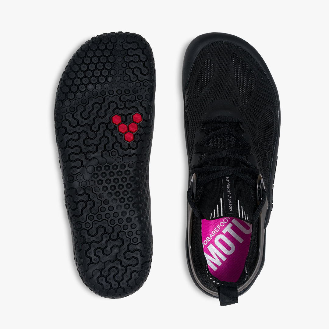 Vivobarefoot  Motus Strength Womens Obsidian - Sole Therapy