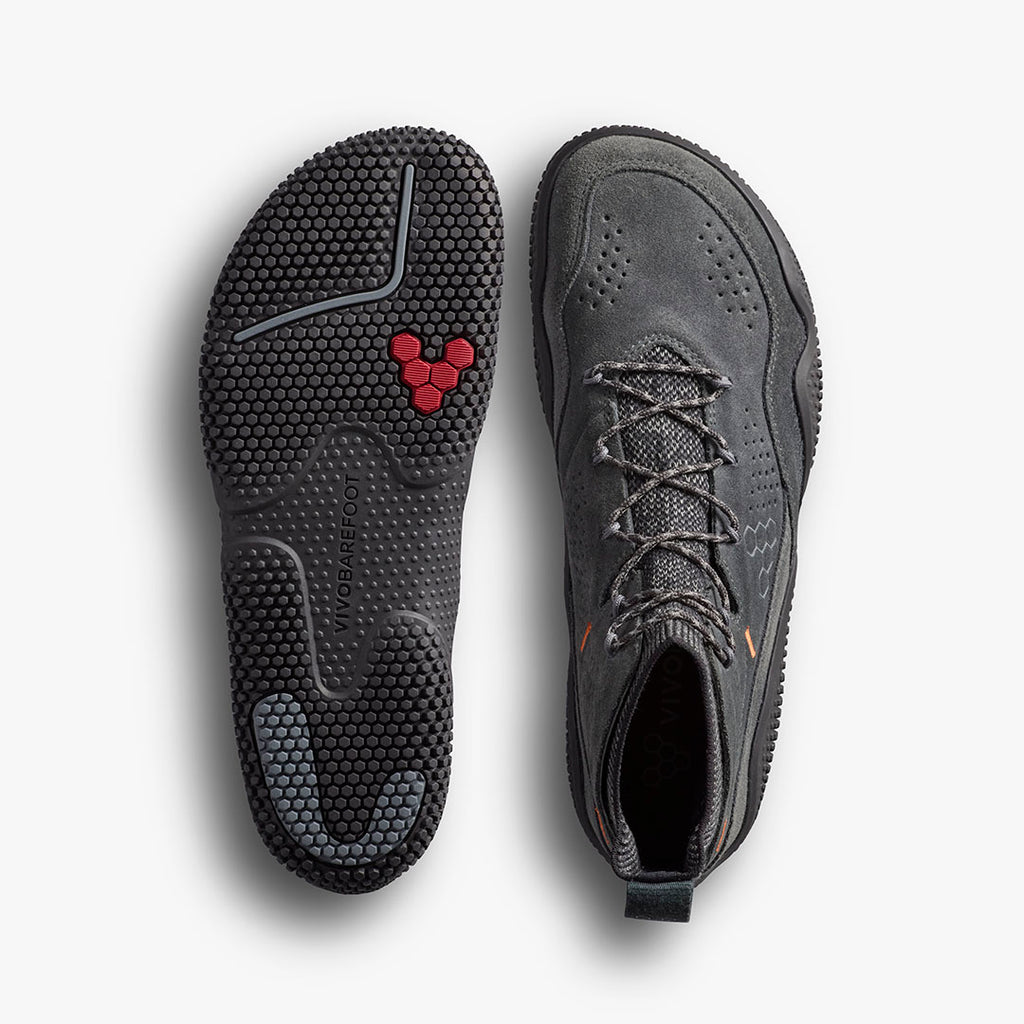 Vivobarefoot Motus Studio Mid Lth Womens Dark Shadow - Sole Therapy