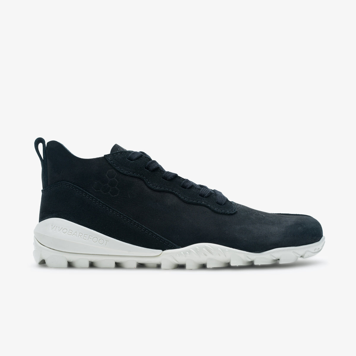 Vivobarefoot Novus Mid Mens Trainer Shoes Obsidian - Sole Therapy