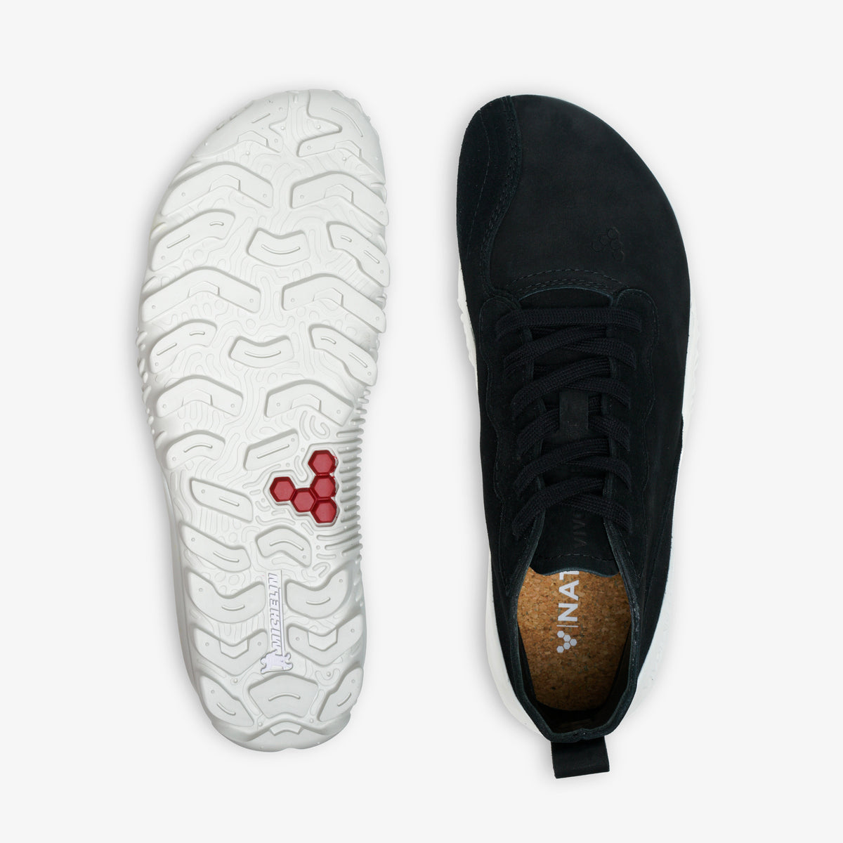 Vivobarefoot Novus Womens Trainer Shoes Obsidian - Sole Therapy