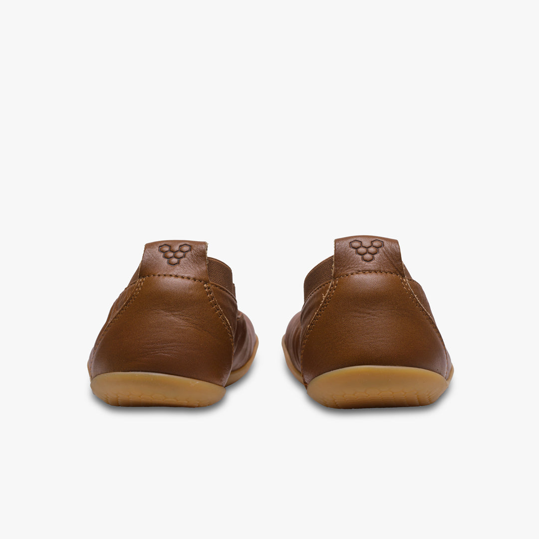 Vivobarefoot Opanka Ballerina Ladies Footwear Tan - Sole Therapy