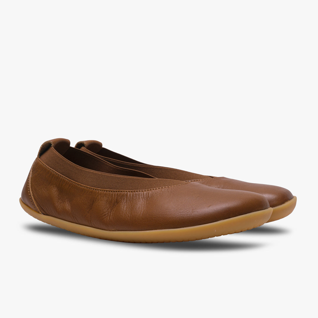 Buy Vivobarefoot Opanka Ballerina Ladies Footwear Tan - Sole Therapy