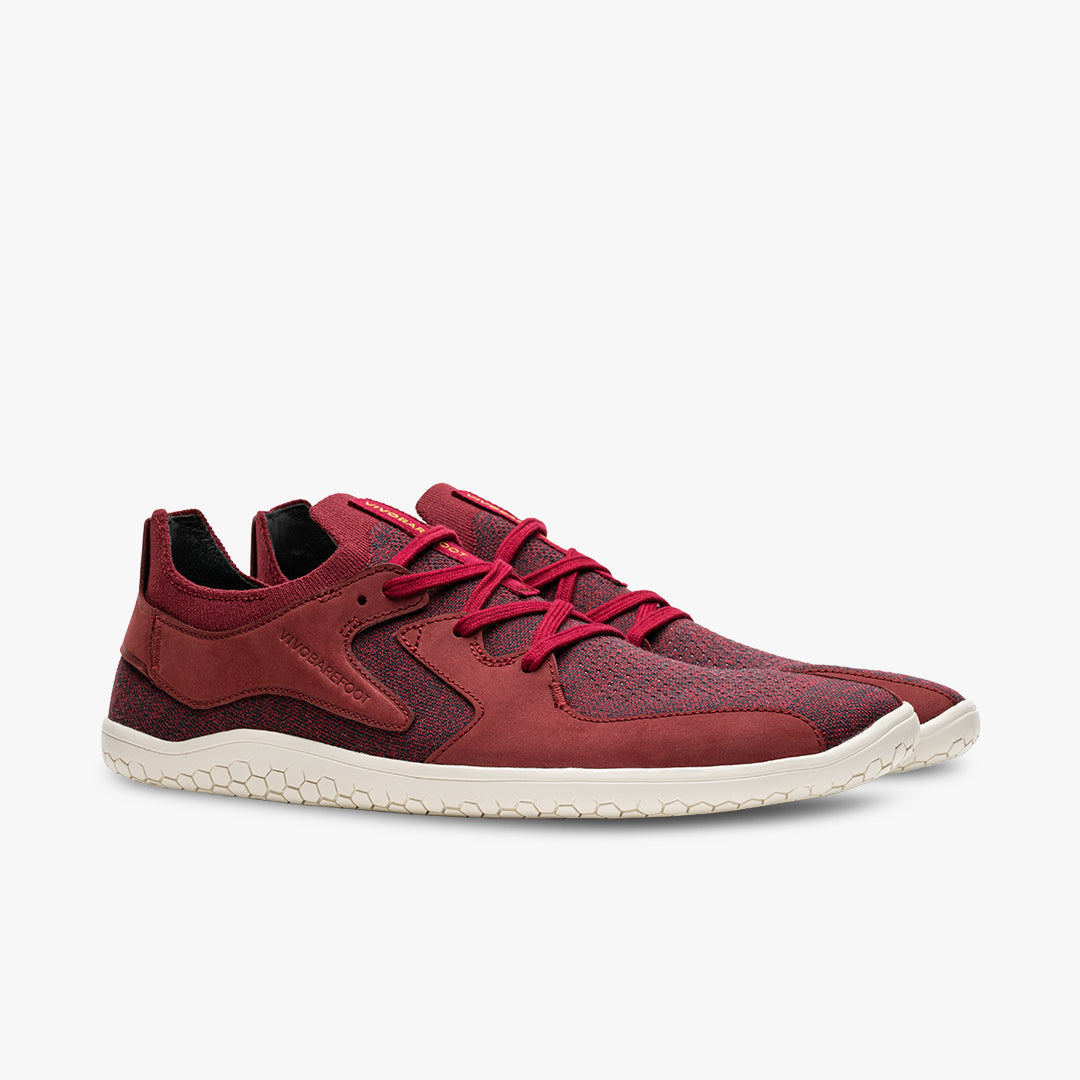 Vivobarefoot Primus Asana Ii Mens Burgundy - Sole Therapy