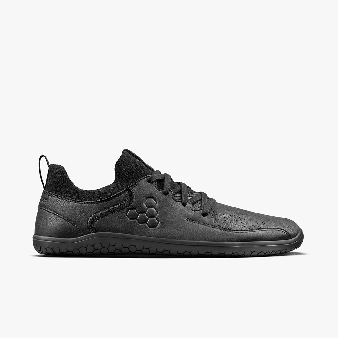 Vivobarefoot Primus Asana Leather Mens Obsidian - Sole Therapy