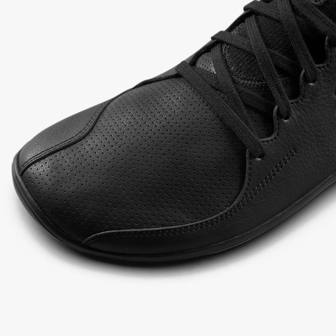 Vivobarefoot Primus Asana Leather Mens Obsidian - Sole Therapy