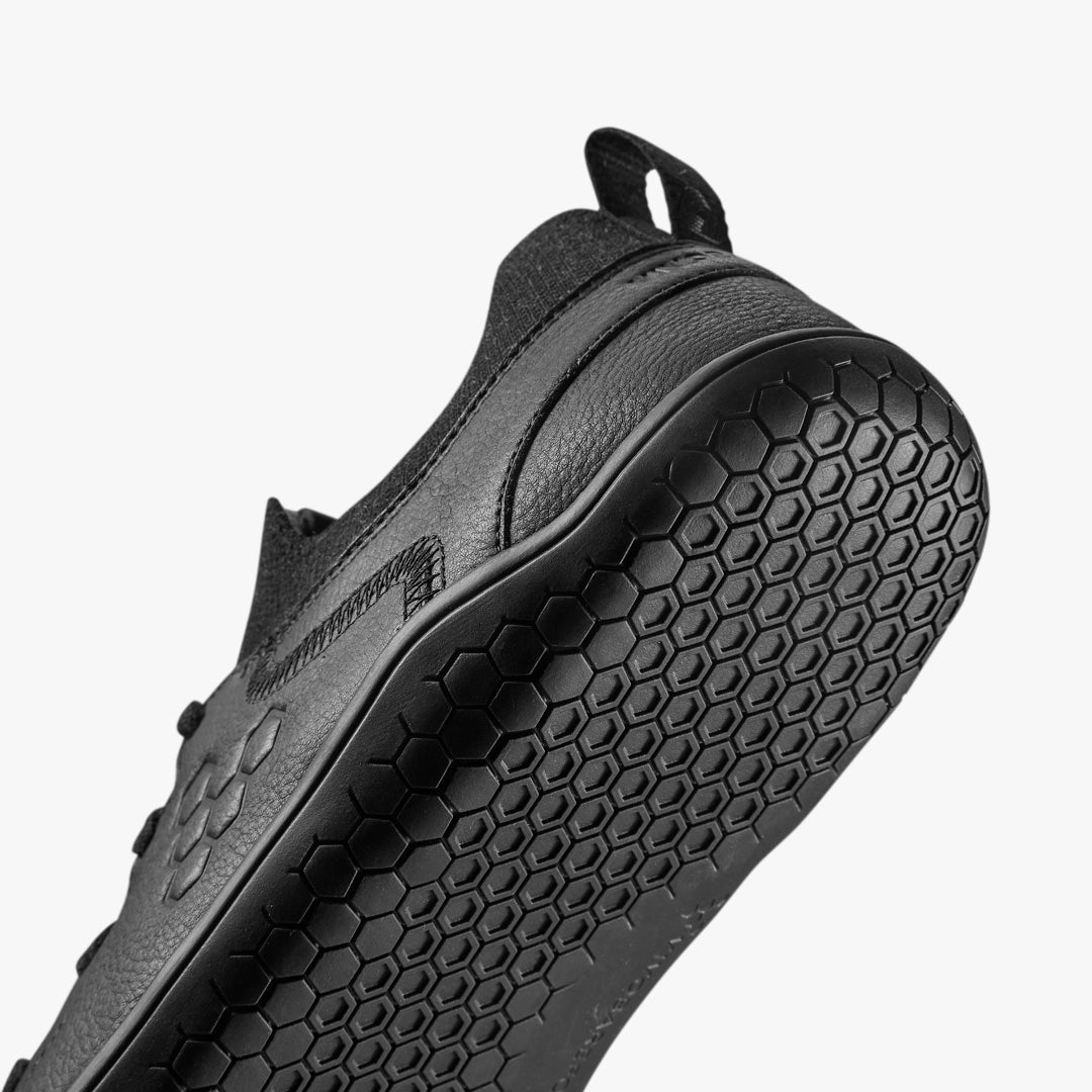 Vivobarefoot Primus Asana Leather Mens Obsidian - Sole Therapy